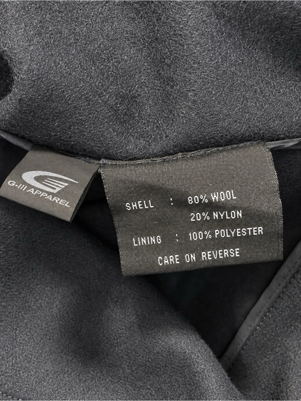 Kenneth Cole Mens Wool Blend Double Breasted Peacoat Navy Blue Large NWT - Picture 7 of 7